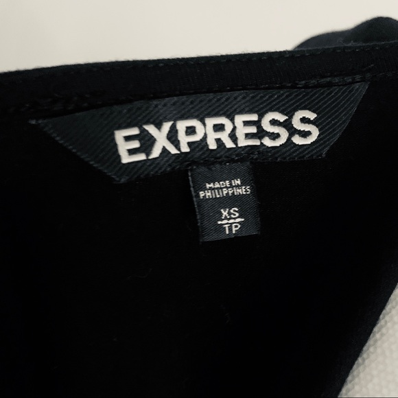 EXPRESS A LINE JERSEY DRESS WITH EXPOSED ZIPPER - Picture 5 of 7